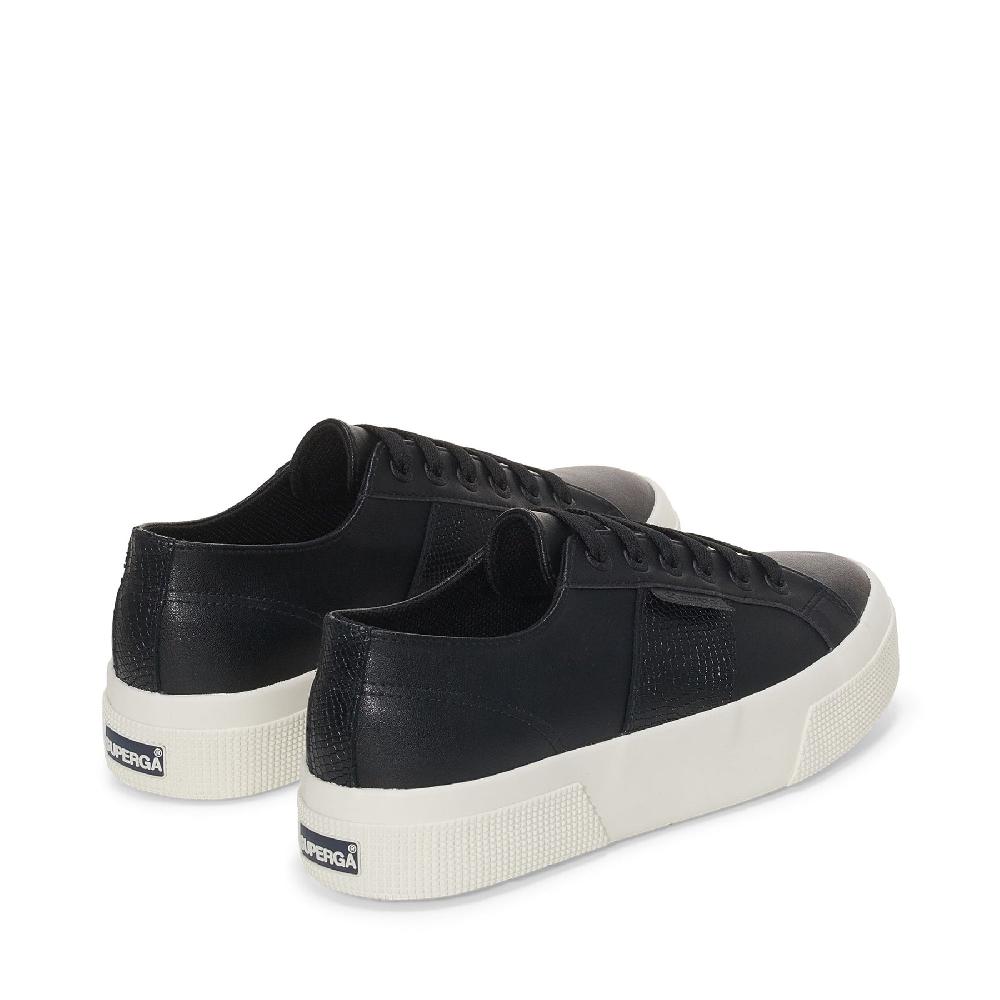 Superga 2740 PLATFORM SNAKEBLACK-FAVORIO Sconto
