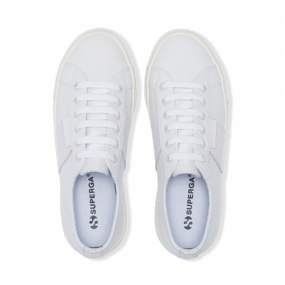 Superga 2740 PLATFORM SNAKEWHITE-SILVER-FAVORIO Offerta