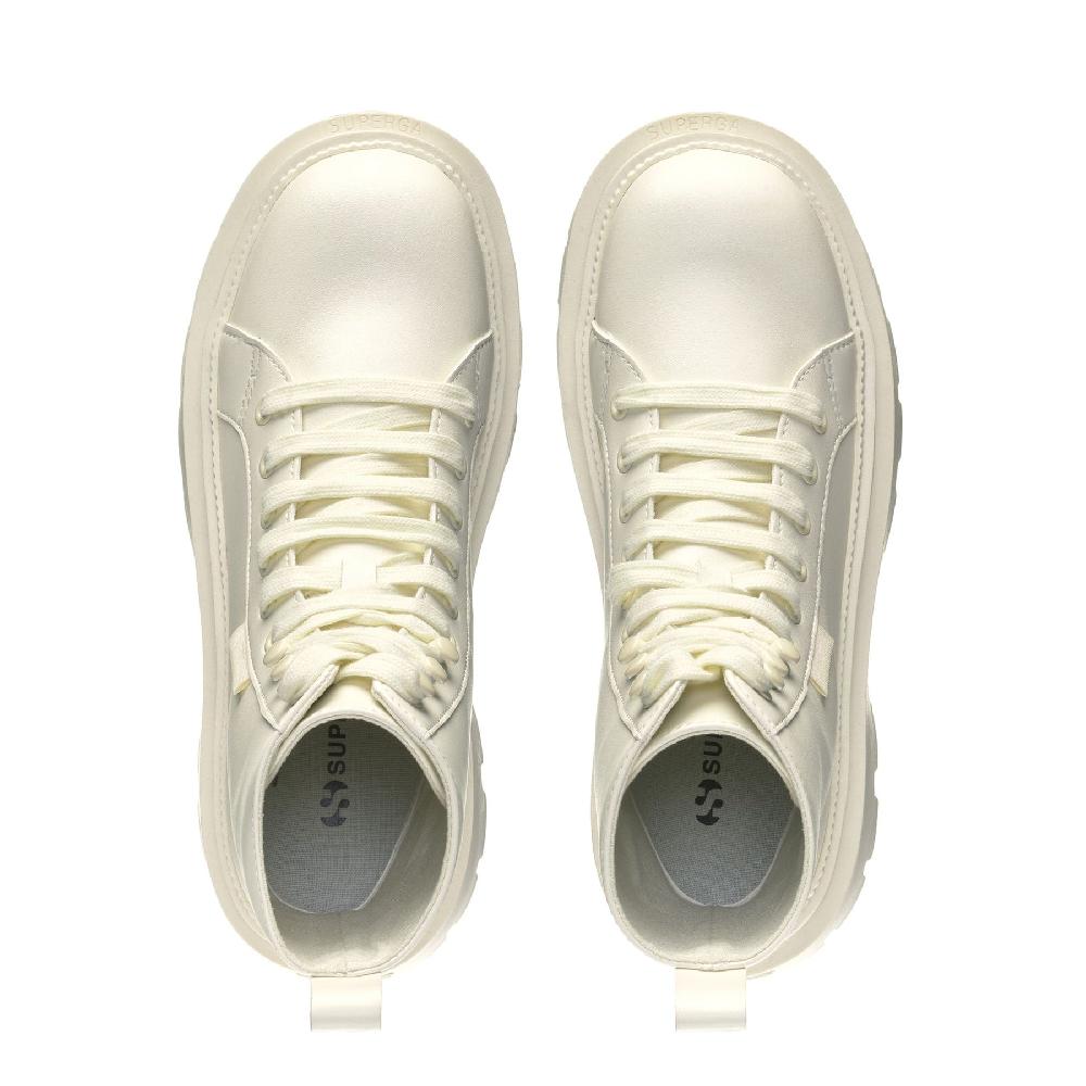 Superga 3051 ALPINA APEX HIGH VEGAN MATERIALTOTAL BEIGE NATURAL Italy
