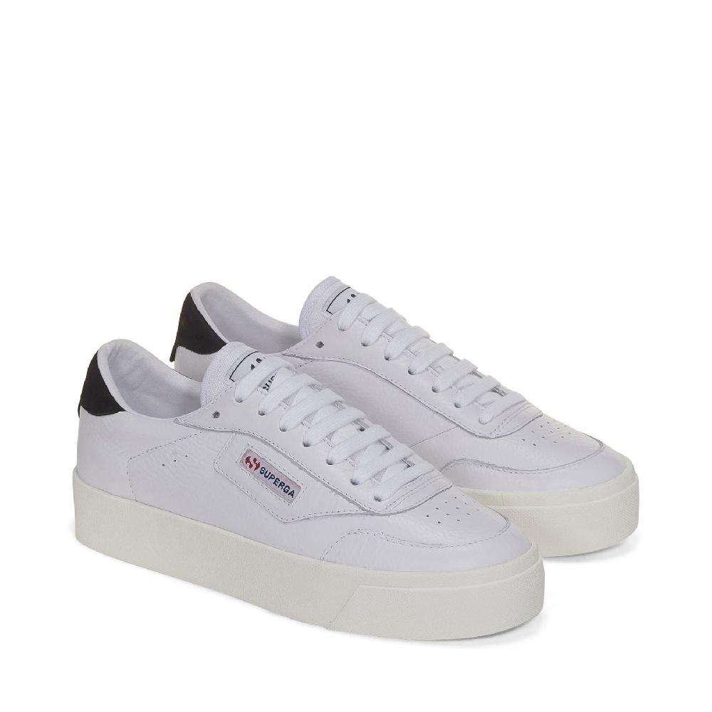 Superga 3854 COURT PLATFORMWHITE-BRISTOL BLACK-FAVORIO 2025