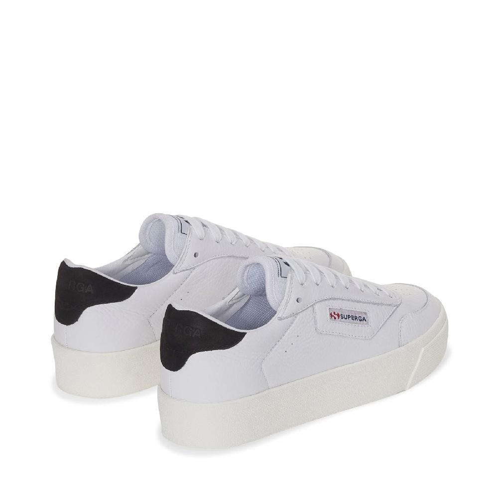 Superga 3854 COURT PLATFORMWHITE-BRISTOL BLACK-FAVORIO 2025