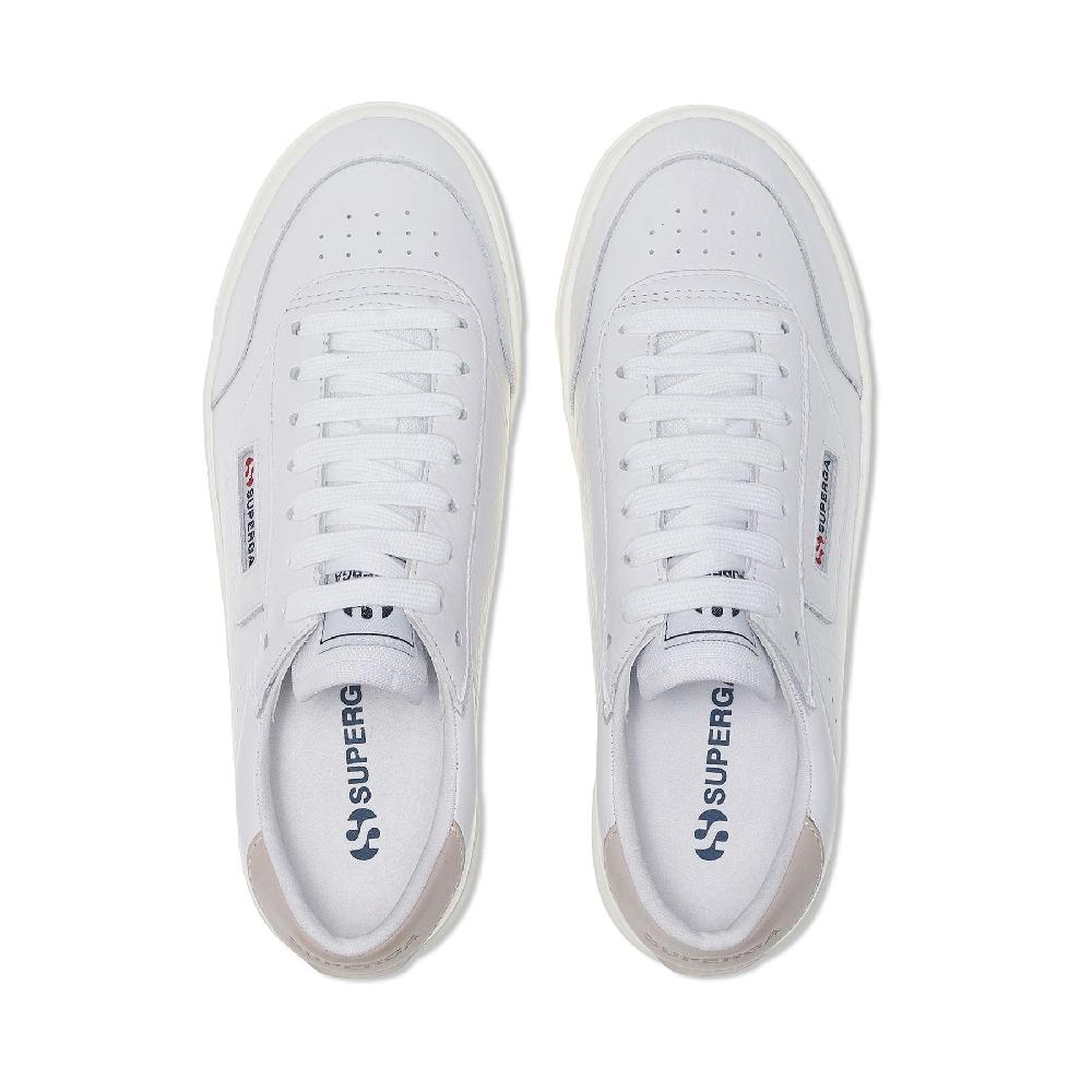 Superga 3854 COURT PLATFORMWHITE-VIOLET HUSHED-FAVORIO In Linea