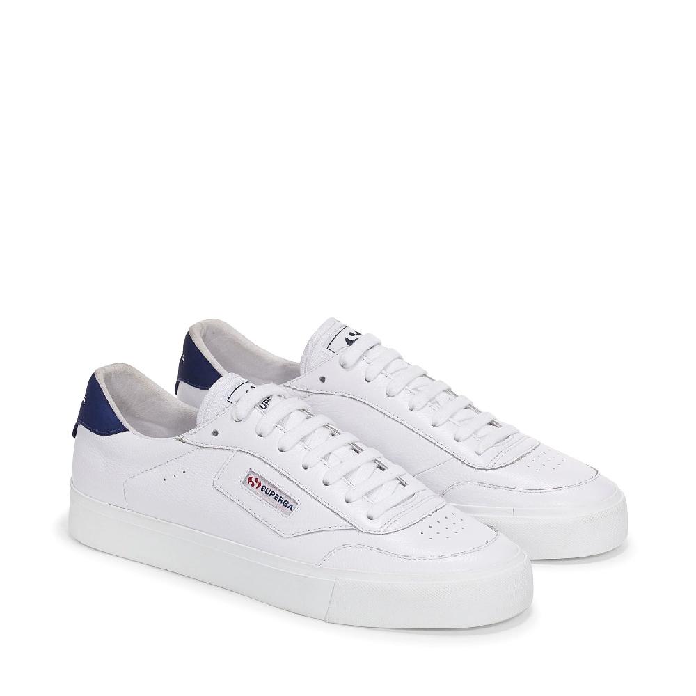 Superga 3843 COURTWHITE-BLUE SPECTRUM Spedizione Gratuita