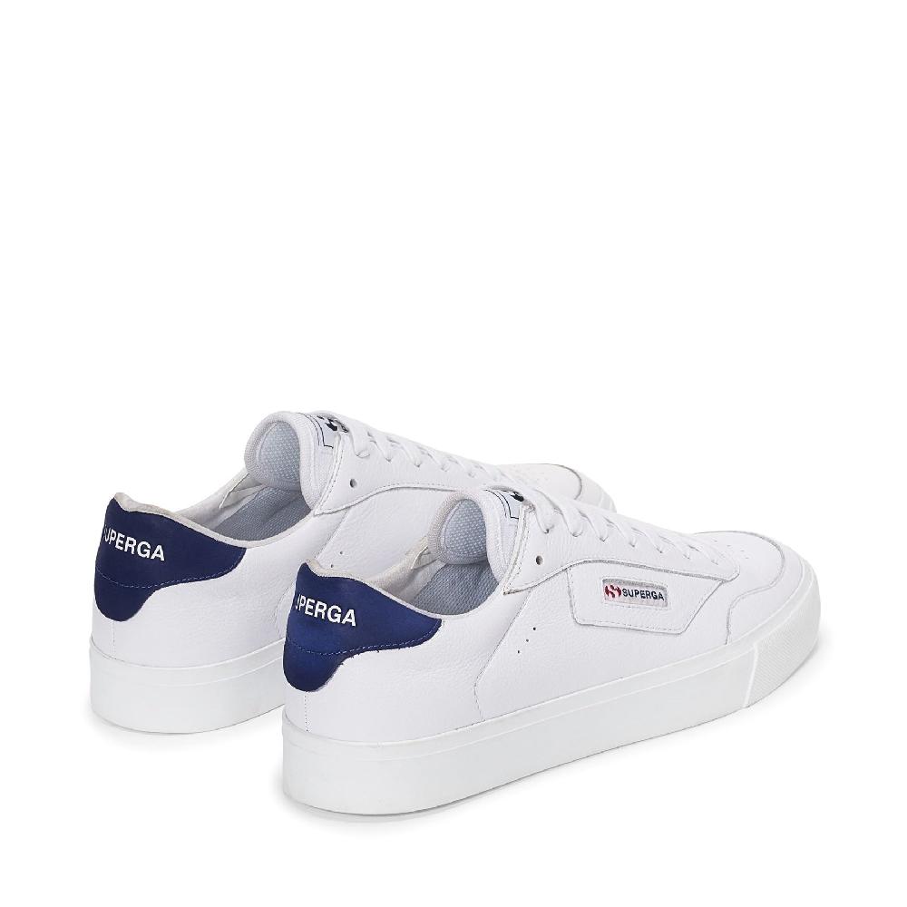Superga 3843 COURTWHITE-BLUE SPECTRUM Spedizione Gratuita