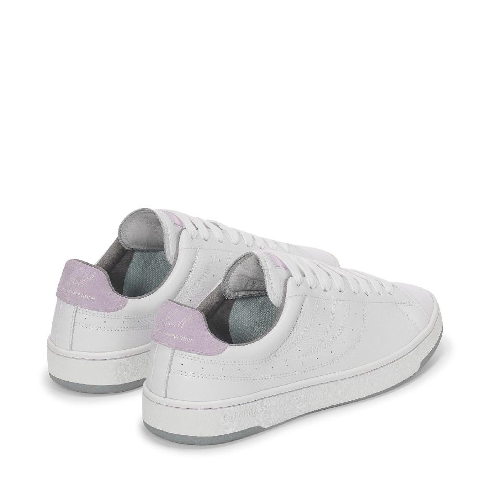 Superga 4833 LENDL MATCHWHITE-VIOLET LILLA-GREY MD Saldi Di Fabbrica