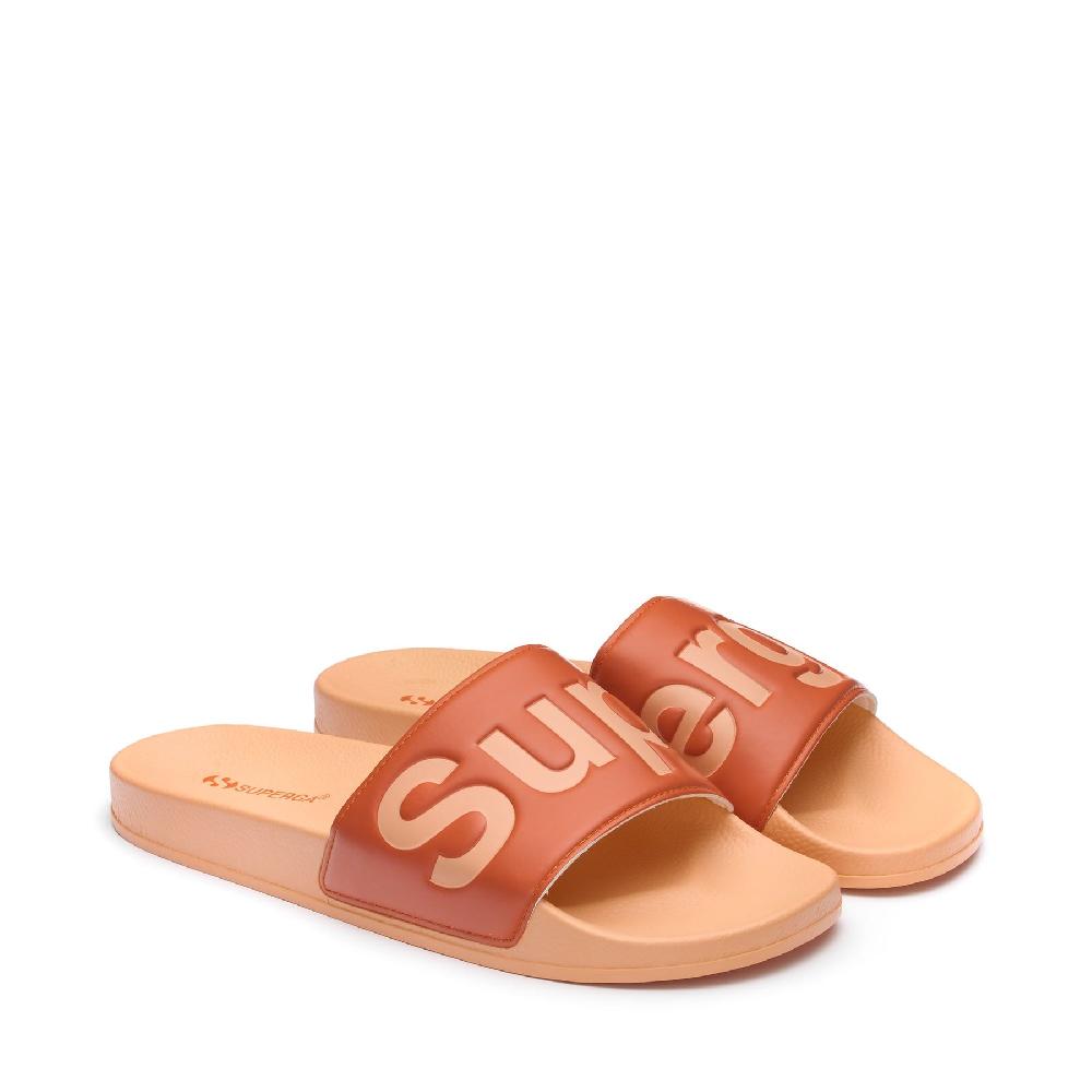 Superga 1908 SLIDES POLYSOFTORANGE MELON-ORANGE MD 2025