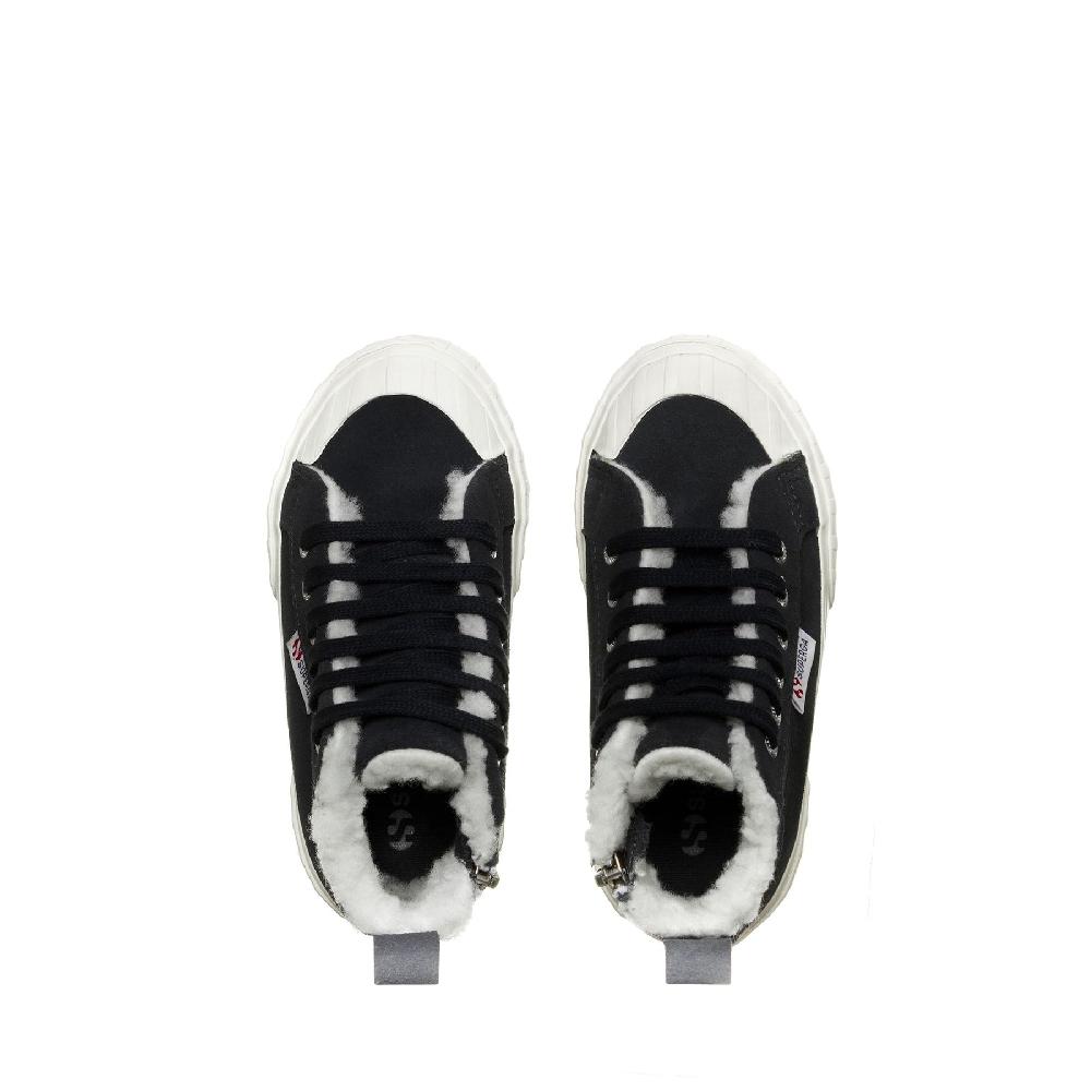 Superga 2696 KIDS STRIPE SUEDEBLUE GREY DK-FAVORIO Affare Del Giorno