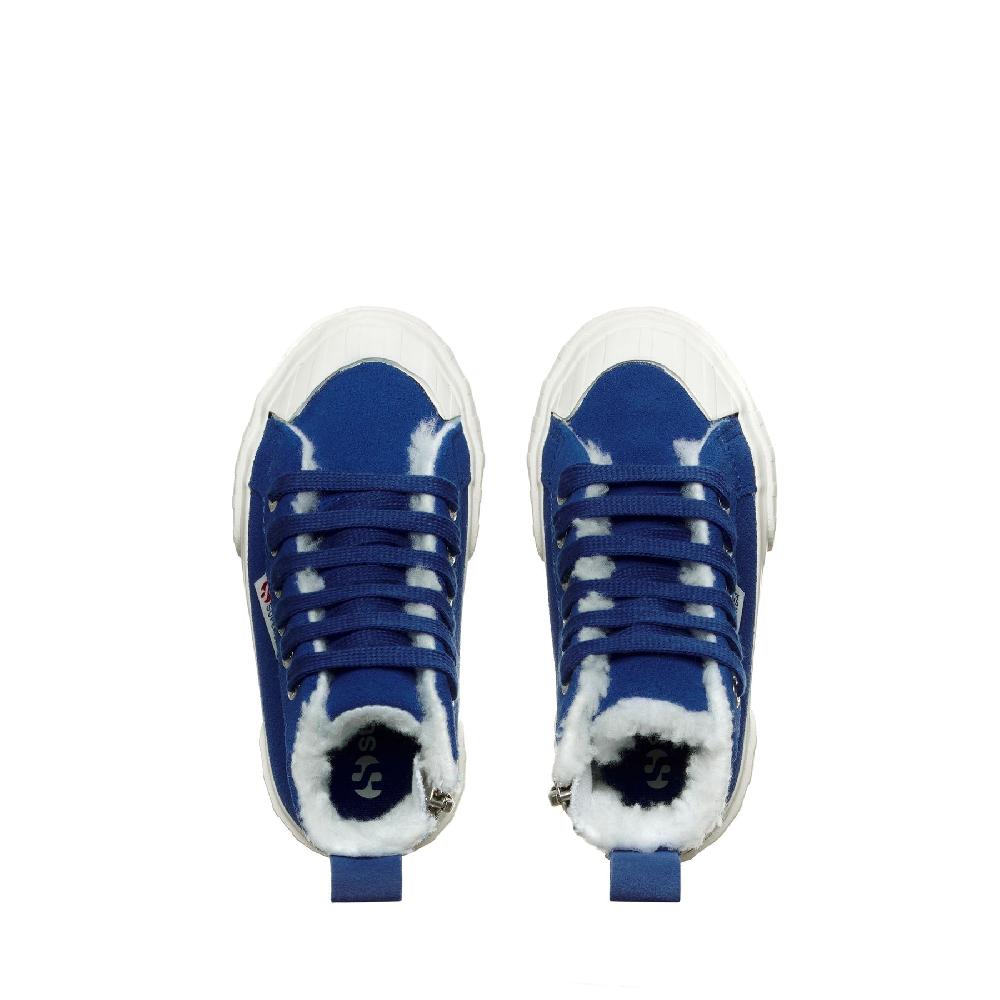 Superga 2696 KIDS STRIPE SUEDEBLUE ROYAL-FAVORIO Prezzo Ridotto