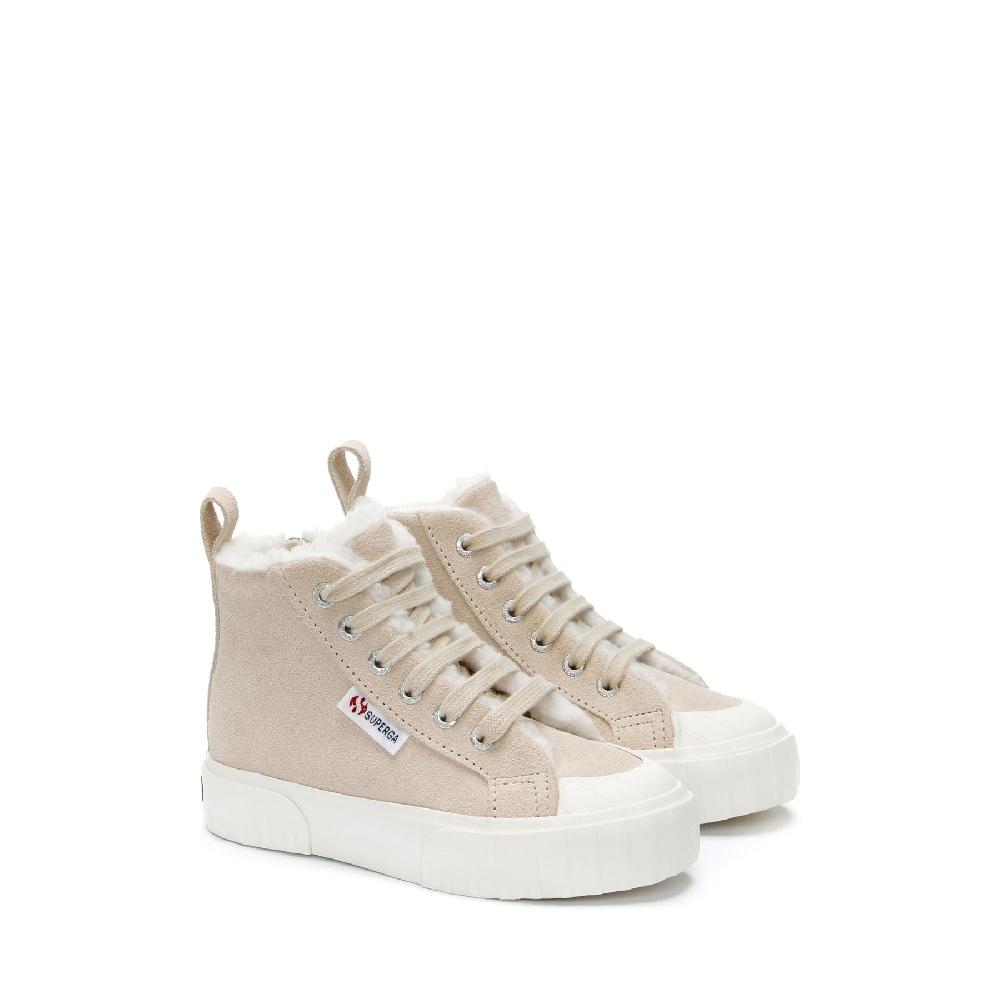 Superga 2696 KIDS STRIPE SUEDEPINK ALMOND-FAVORIO Sottocosto