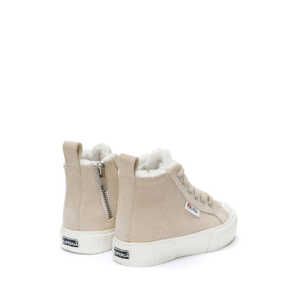 Superga 2696 KIDS STRIPE SUEDEPINK ALMOND-FAVORIO Sottocosto