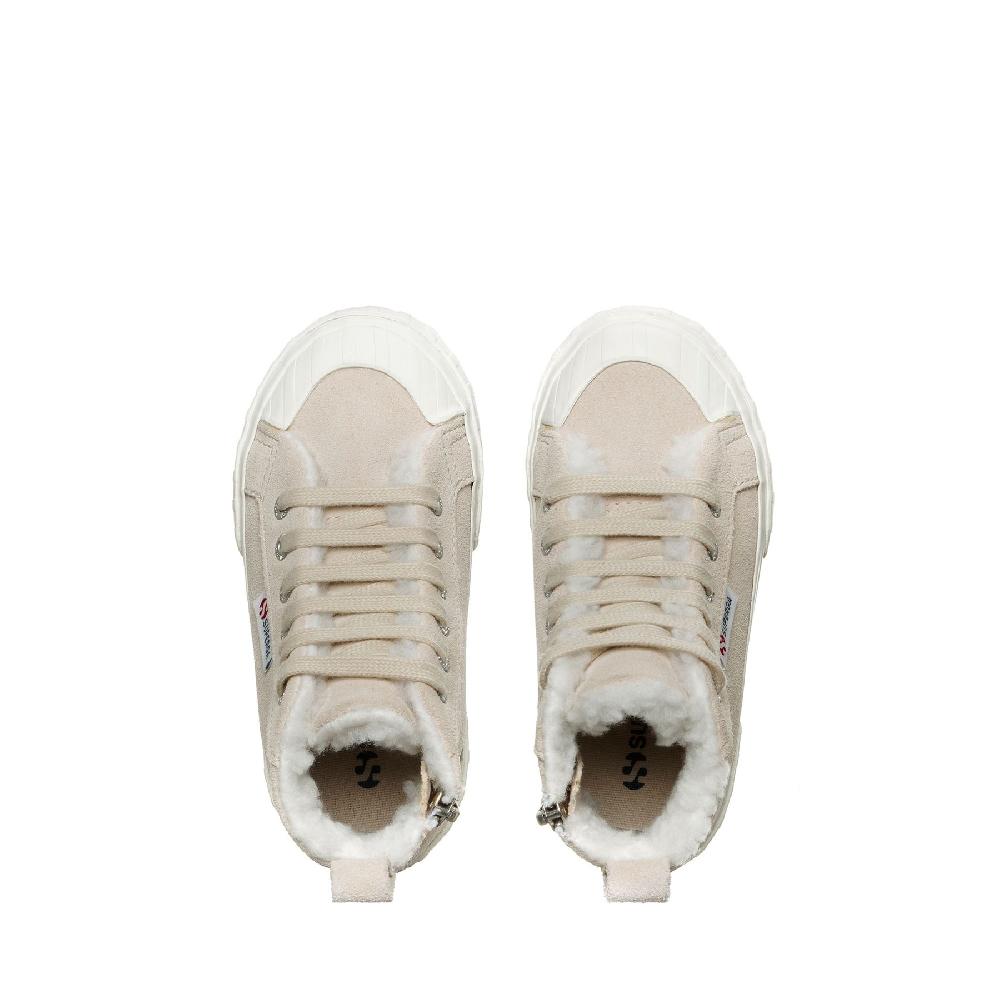 Superga 2696 KIDS STRIPE SUEDEPINK ALMOND-FAVORIO Sottocosto