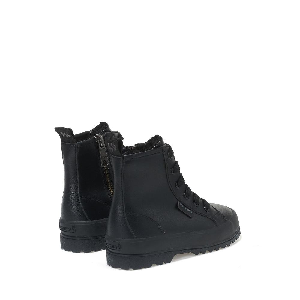 Superga 2643 KIDS ALPINA VEGAN MATERIALTOTAL BLACK Presa