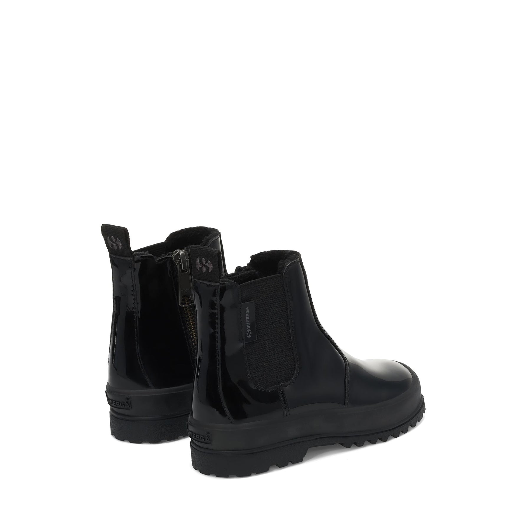 Superga 2666 KIDS ALPINA SHINY SYNTHETICTOTAL BLACK Sconto
