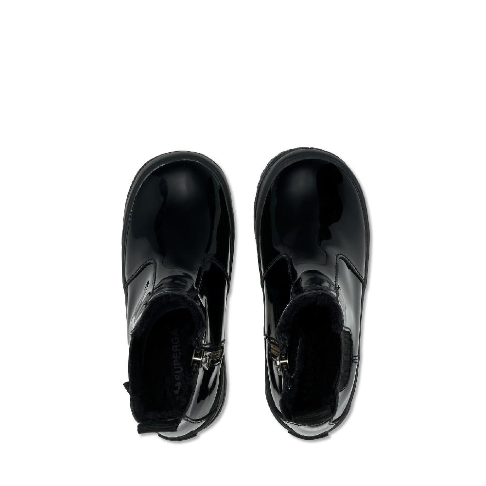 Superga 2666 KIDS ALPINA SHINY SYNTHETICTOTAL BLACK Sconto