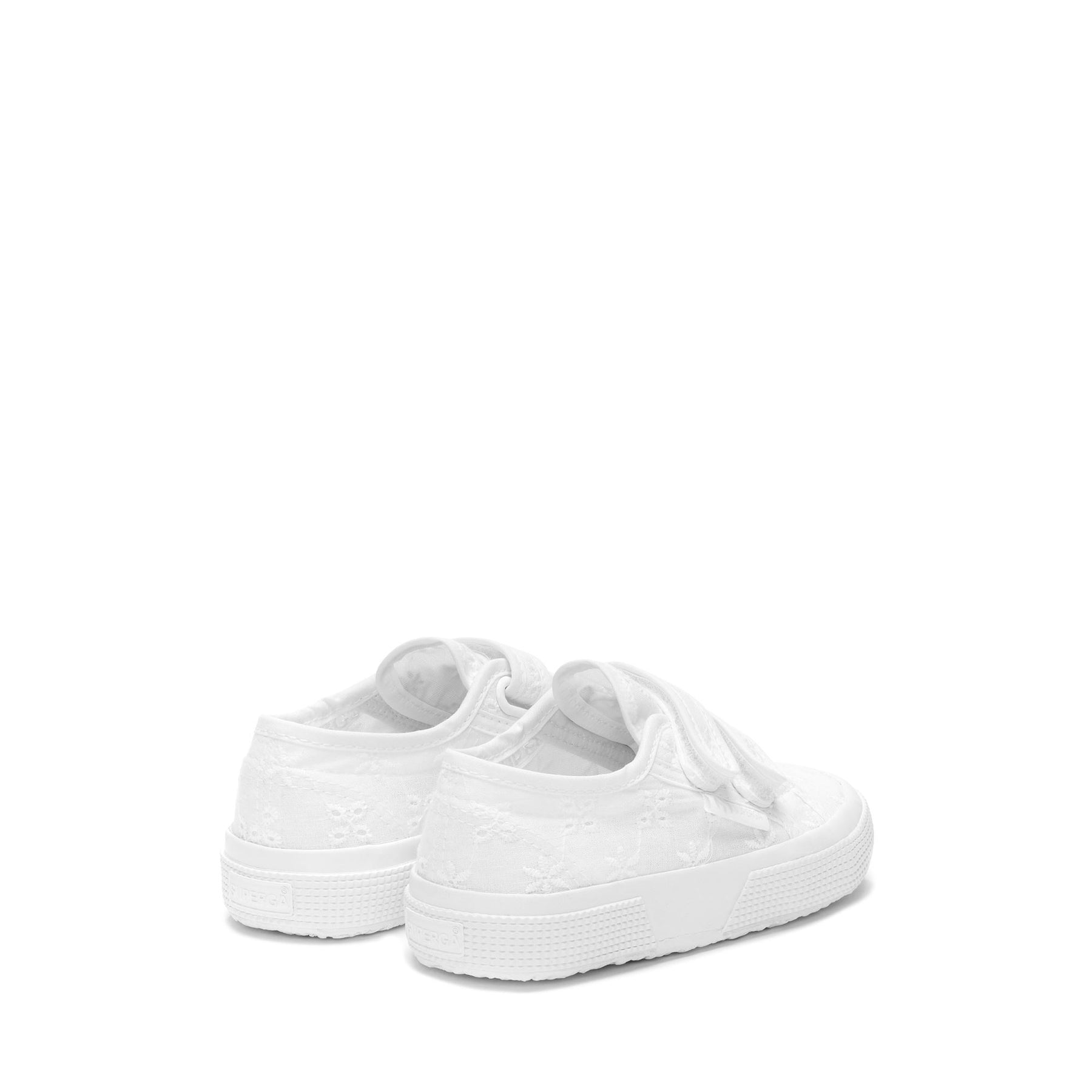 Superga 2750 KIDS STRAPS FLOWER SANGALLOTOTAL WHITE Soddisfazione Garantita