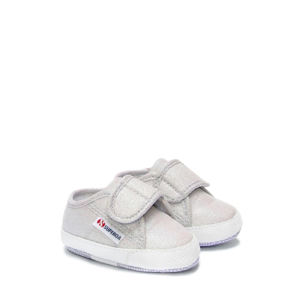Superga 4006 BABY STRAP LAMEPASTEL LILLA IRIDESCENT In Linea