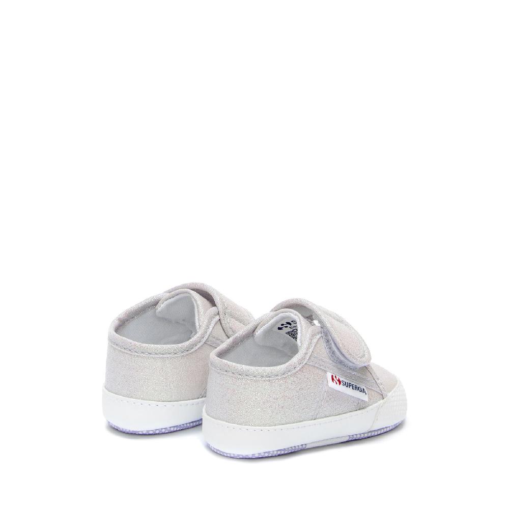 Superga 4006 BABY STRAP LAMEPASTEL LILLA IRIDESCENT In Linea