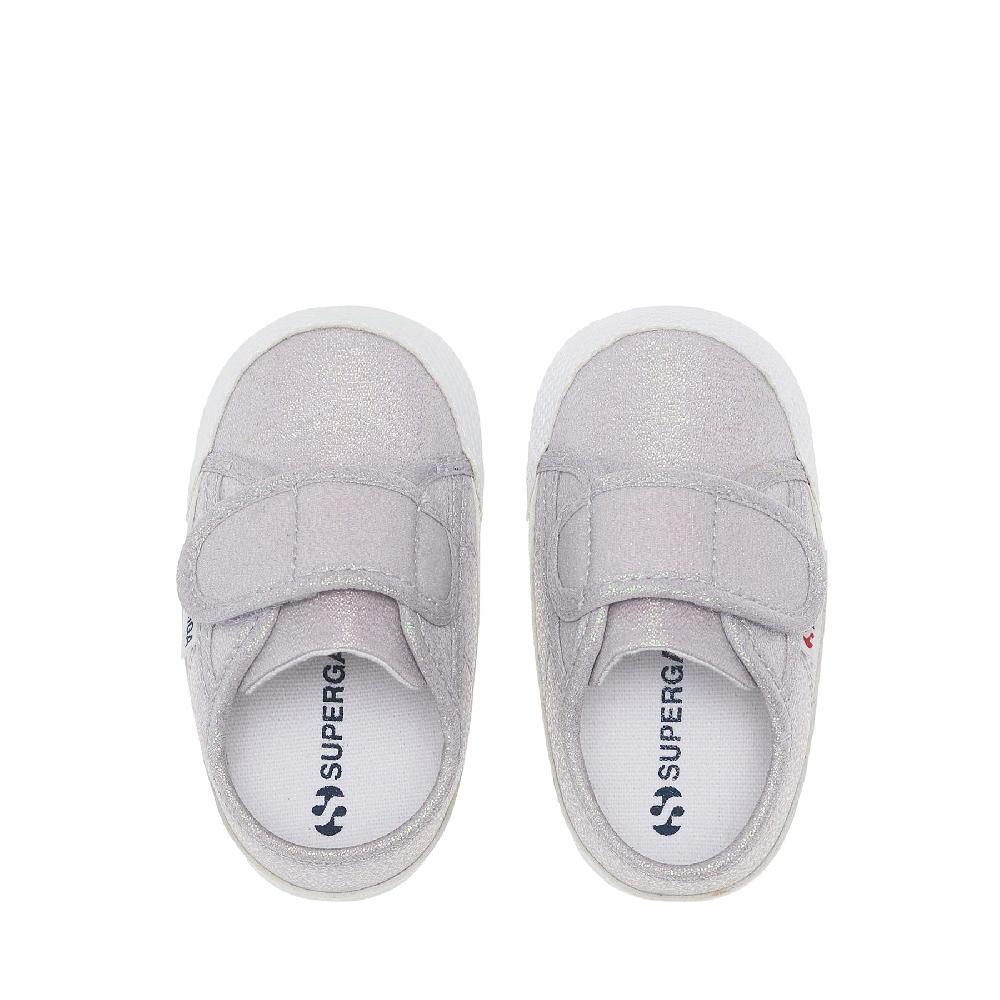 Superga 4006 BABY STRAP LAMEPASTEL LILLA IRIDESCENT In Linea