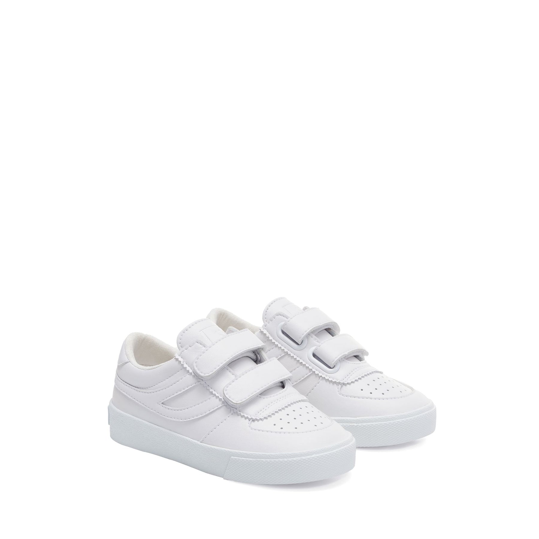 Superga 2846 KIDS SEATTLE STRAPS VEGAN MATERIALTOTAL WHITE Vendita