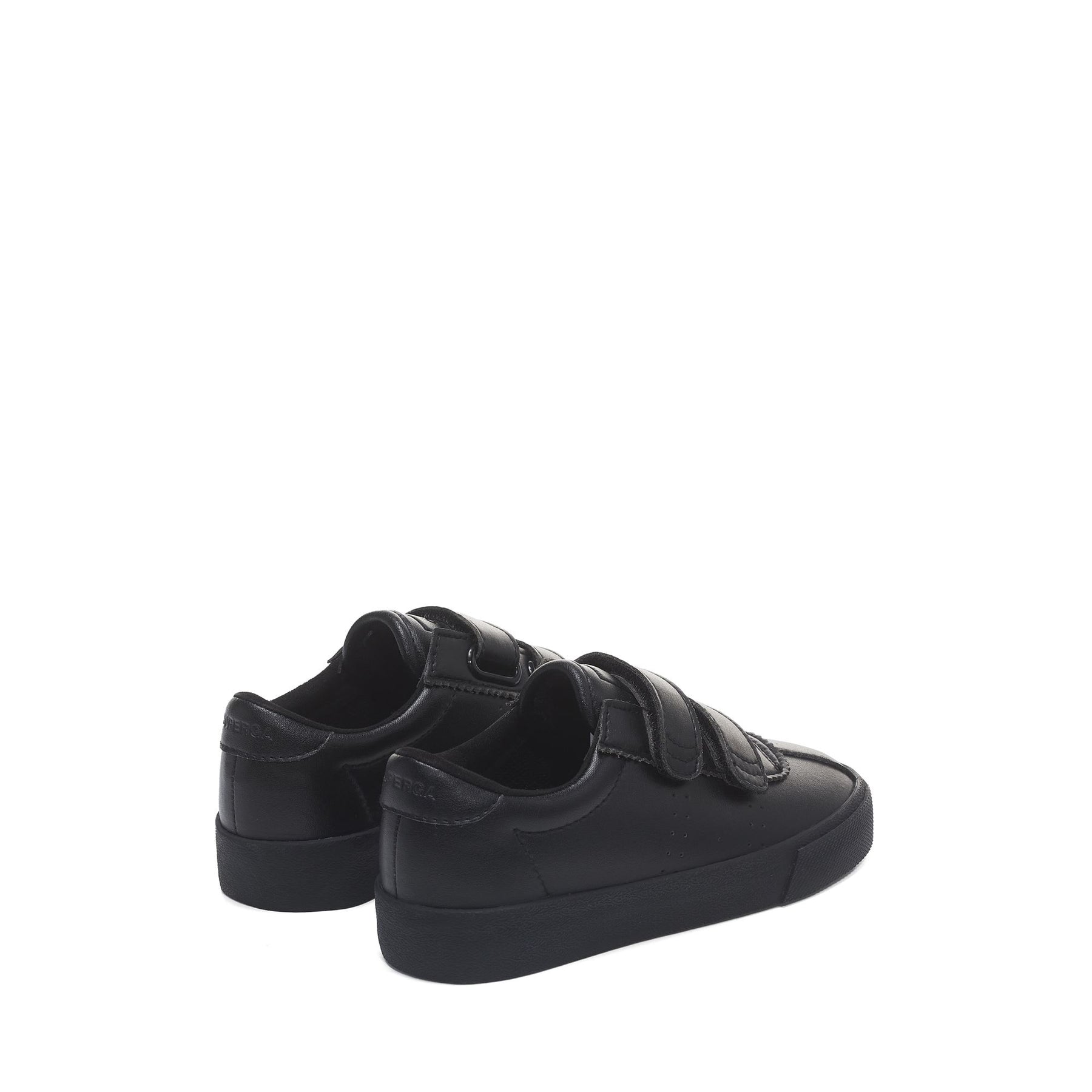Superga 2843 KIDS CLUB S STRAPS VEGAN MATERIALTOTAL BLACK Spedizione Gratuita