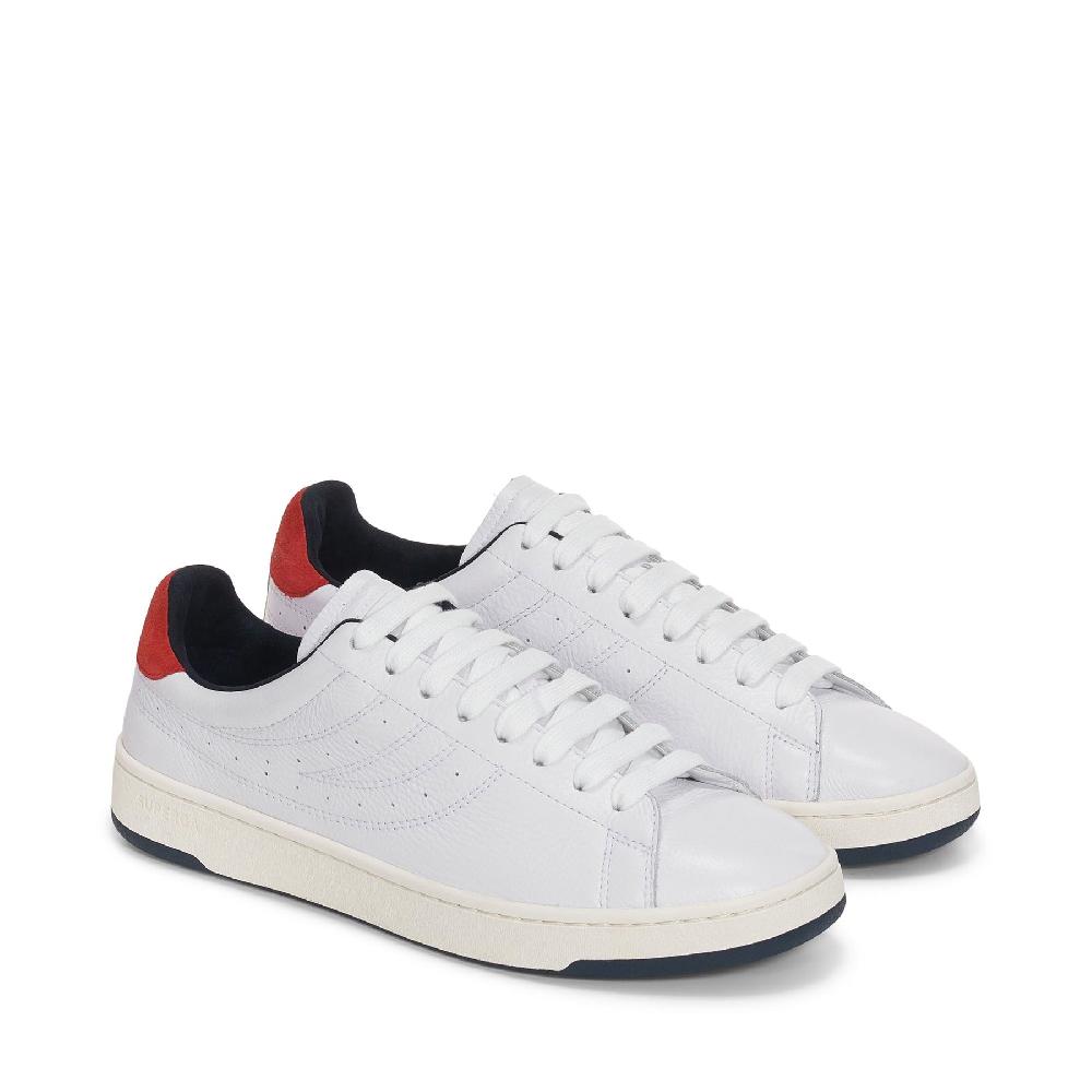 Superga 4833 LENDL MATCHWHITE-NAVY-RED In Vendita