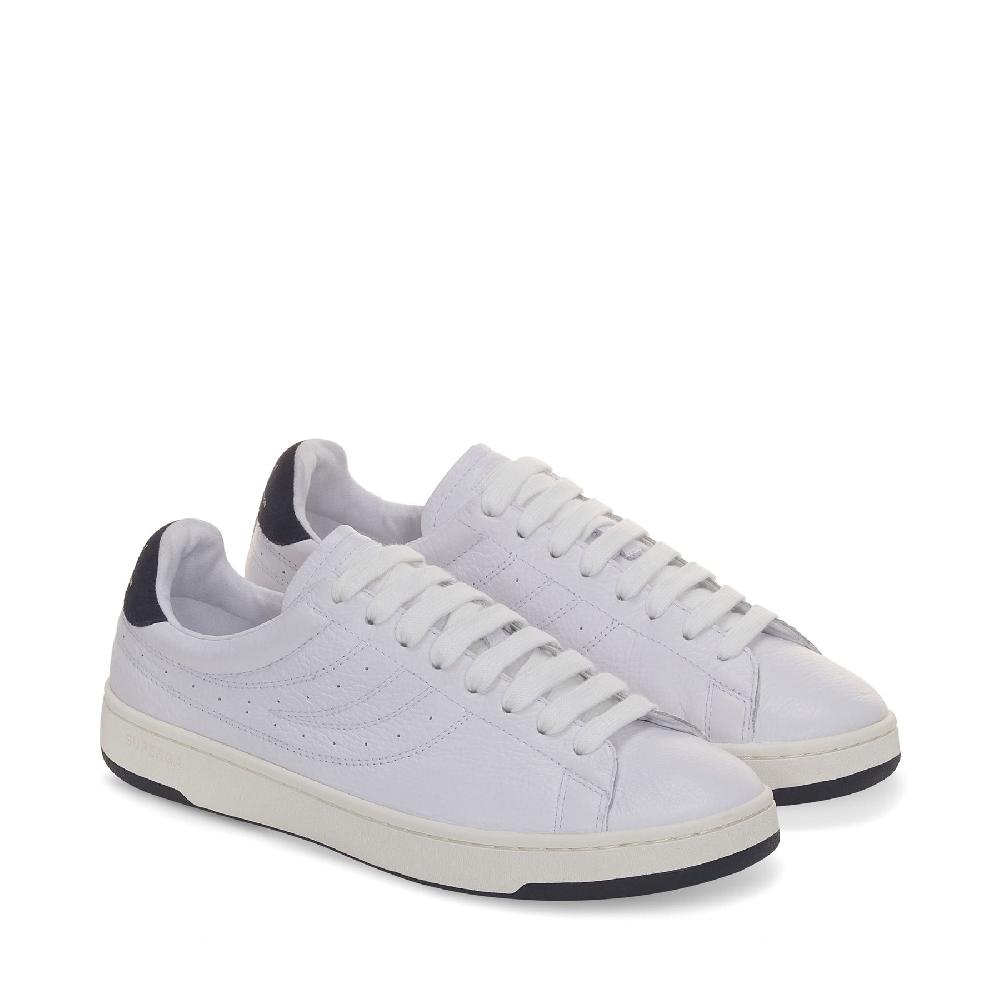 Superga 4833 LENDL MATCHWHITE-WHITE AVORIO-NAVY Offerte