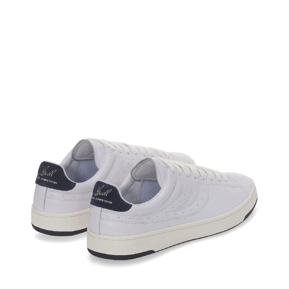 Superga 4833 LENDL MATCHWHITE-WHITE AVORIO-NAVY Offerte