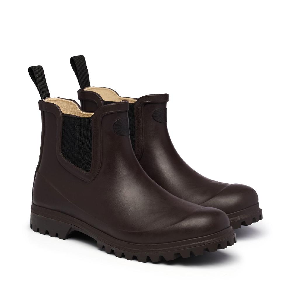 Superga 798 RUBBER BOOTS MIDBROWN DARK Spedizione Gratuita