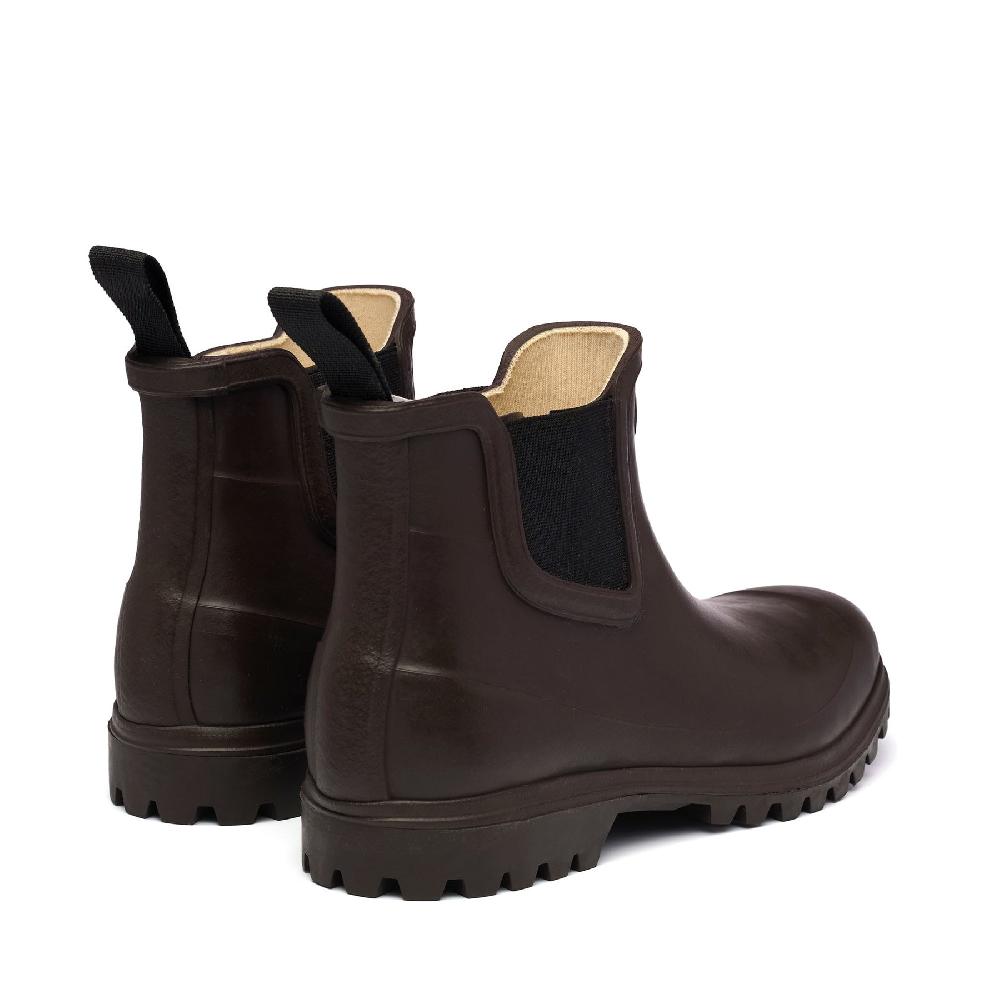 Superga 798 RUBBER BOOTS MIDBROWN DARK Spedizione Gratuita