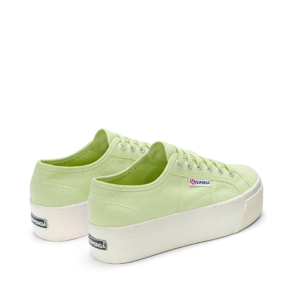 Superga 2790 PLATFORMGREEN PRIMROSE-F AVORIO Qualità Garantita