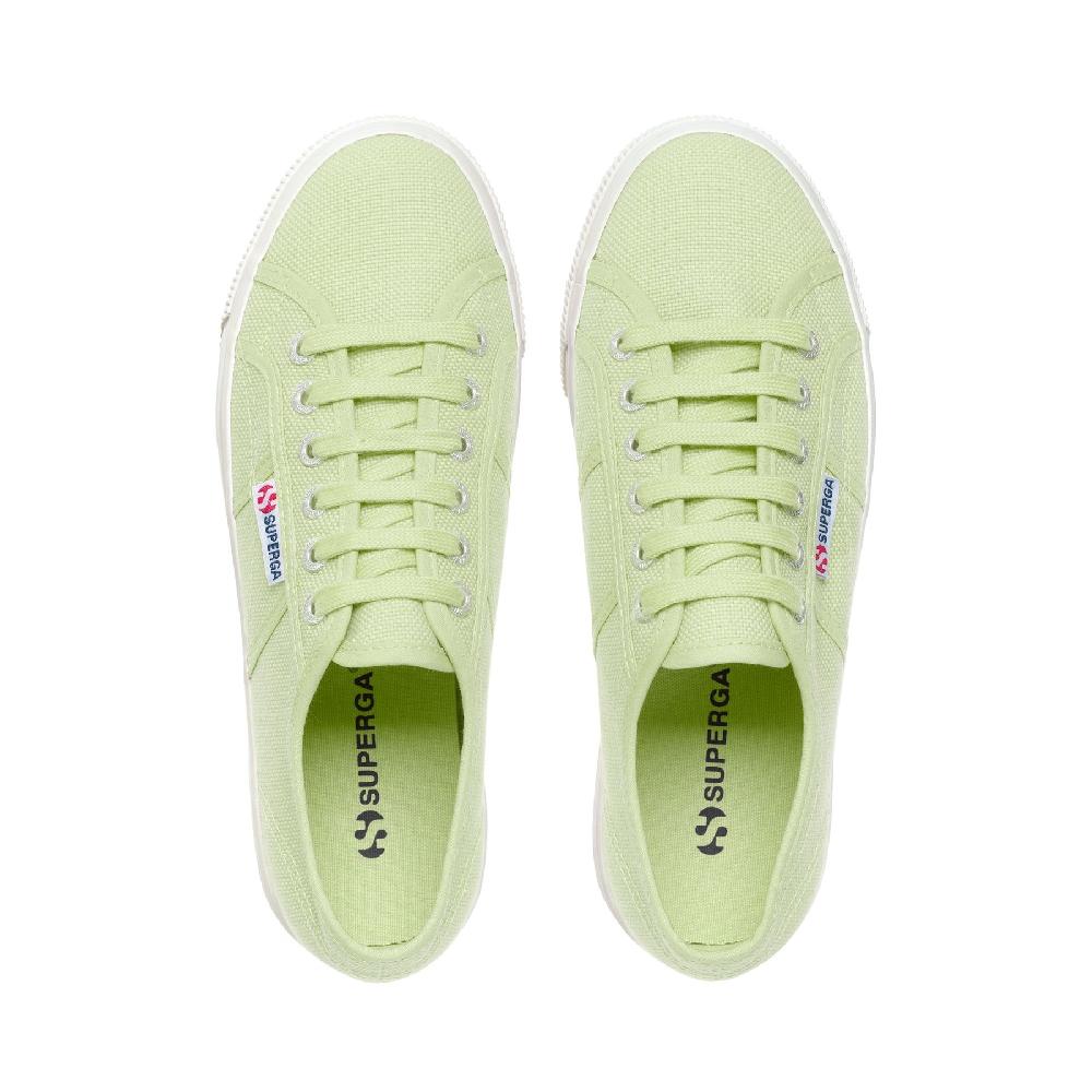 Superga 2790 PLATFORMGREEN PRIMROSE-F AVORIO Qualità Garantita