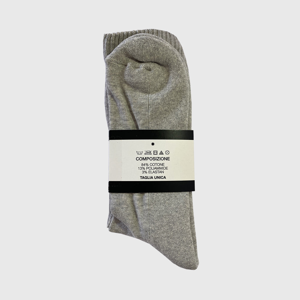 TCP Embroidered Logo Crew Socks In Linea