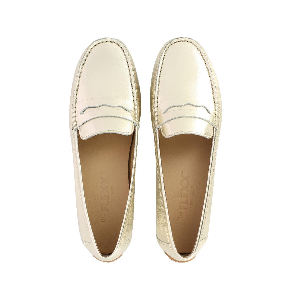 The Flexx PENNY LOAFER-LAMINATO DUST Vendita Economica