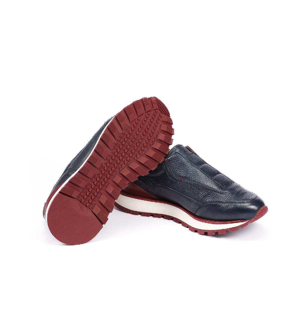 A.Testoni MOENA SNEAKER IN CERVO Hotsell