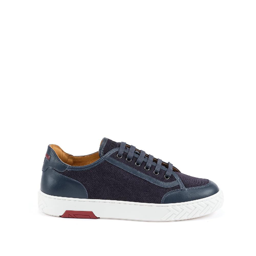A.Testoni RAVENNA SNEAKER VELVET SUEDE CALF+CALF ° 2025