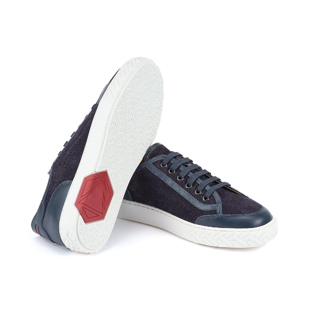 A.Testoni RAVENNA SNEAKER VELVET SUEDE CALF+CALF ° 2025