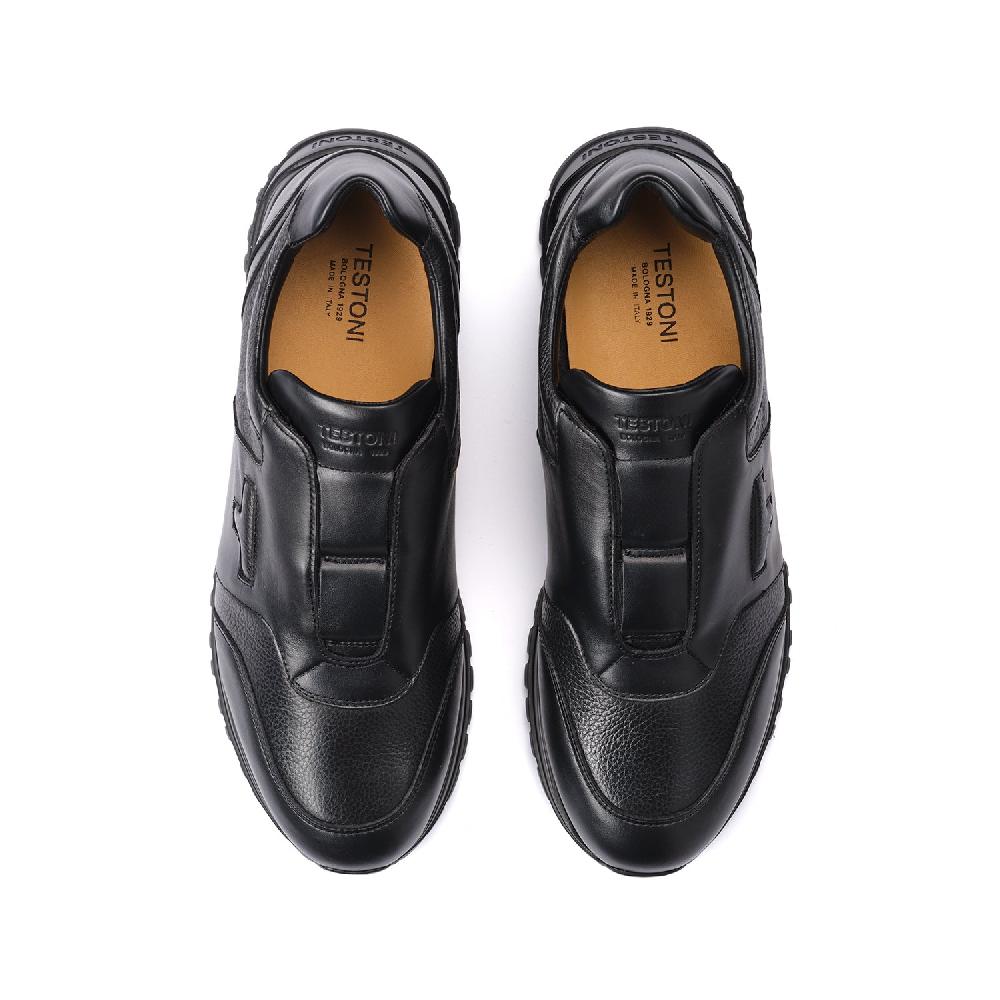 A.Testoni CUNEO SNEAKER SPORT NAPA CALF + GRAINED CALF In Linea