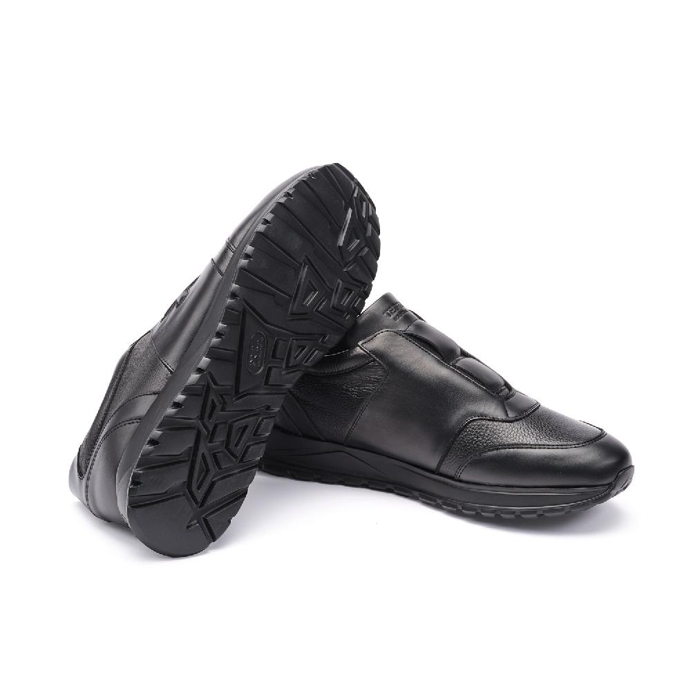 A.Testoni CUNEO SNEAKER SPORT NAPA CALF + GRAINED CALF In Linea