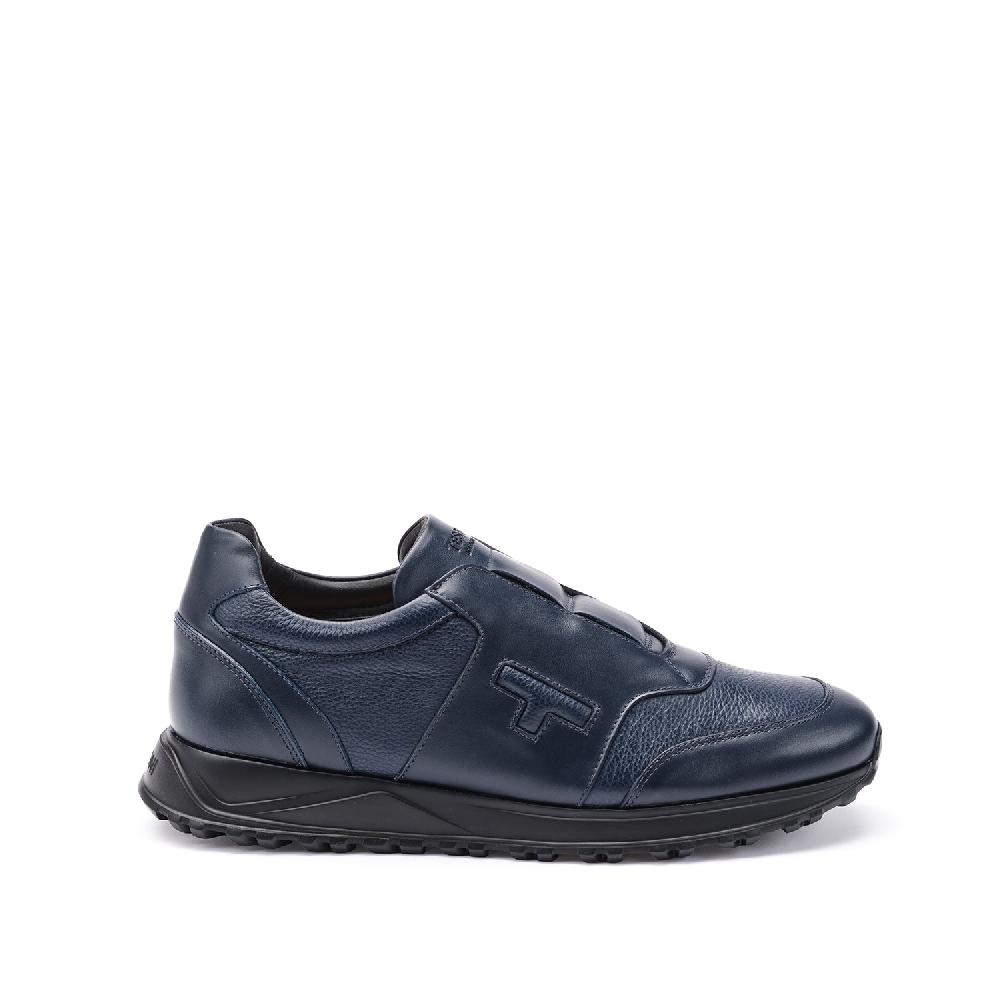 A.Testoni CUNEO SNEAKER SPORT NAPA CALF +GRAINED CALF Nuovo