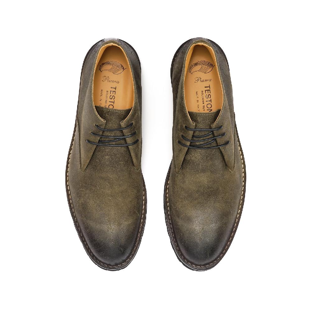 A.Testoni COURMAYEUR DESERT WAX SUEDE CALF Promozione