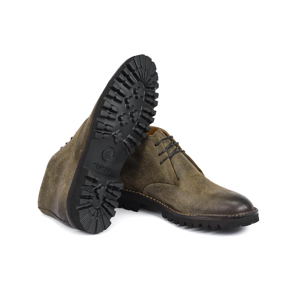 A.Testoni COURMAYEUR DESERT WAX SUEDE CALF Promozione
