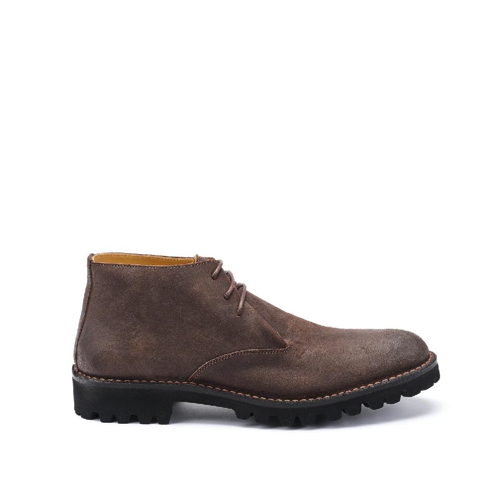 A.Testoni COURMAYEUR DESERT WAX SUEDE CALF Saldi