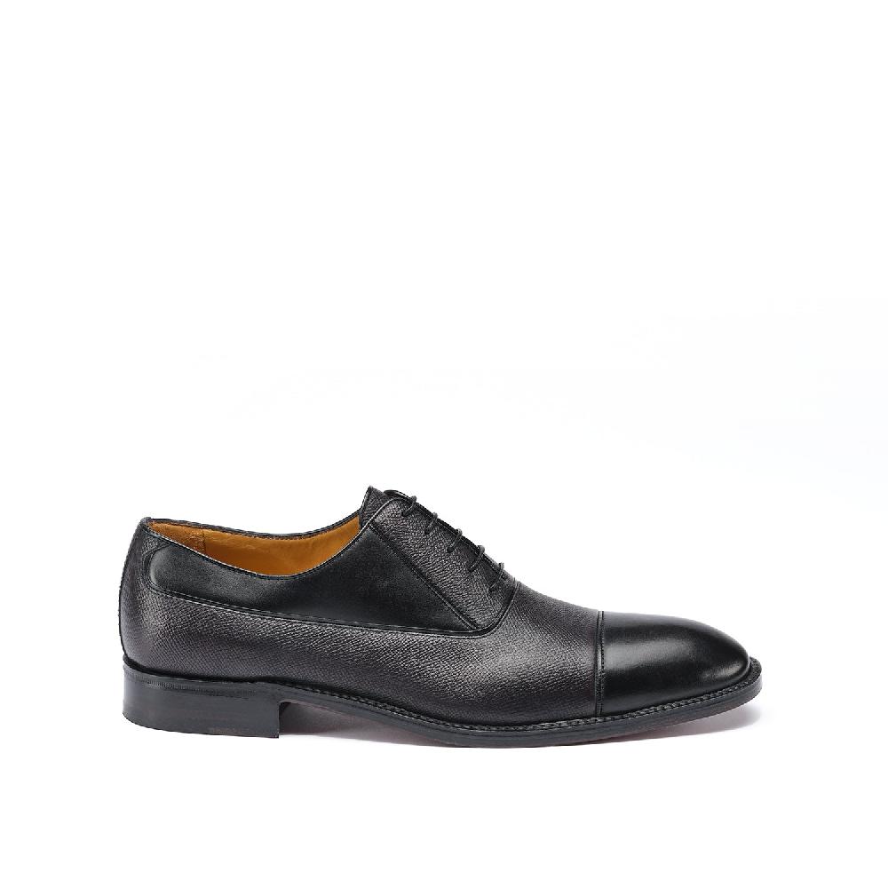 A.Testoni VALDOBBIADENE P.RAPID OXFORD TOP CALF+ ANTIQUE CAVIAR CALF ° Promozione Limitata