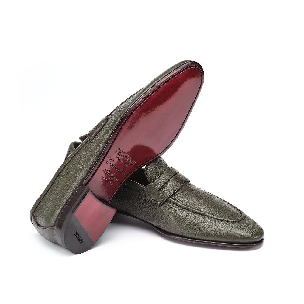 A.Testoni TAVOLARA LOAFER UNLINED DEER ° Offerta