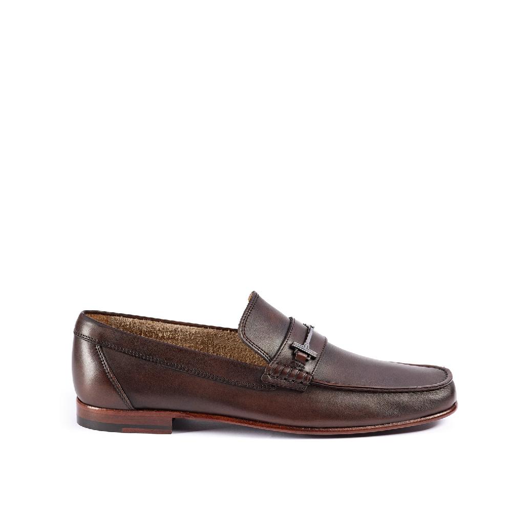 A.Testoni BRACCIANO MOCCASIN UNLINED SOFT DELAVE CALF ° Offerta esclusiva