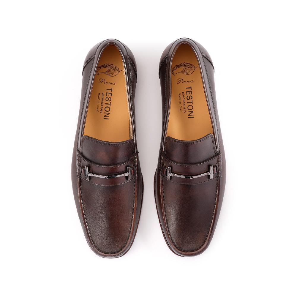 A.Testoni BRACCIANO MOCCASIN UNLINED SOFT DELAVE CALF ° Offerta esclusiva