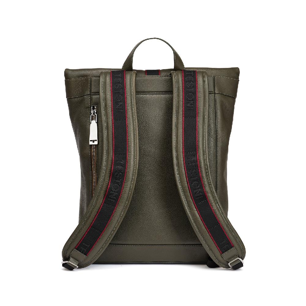 A.Testoni BRINDISI ROLL BACKPACK GRAINED SOFT CALF Vendite Flash