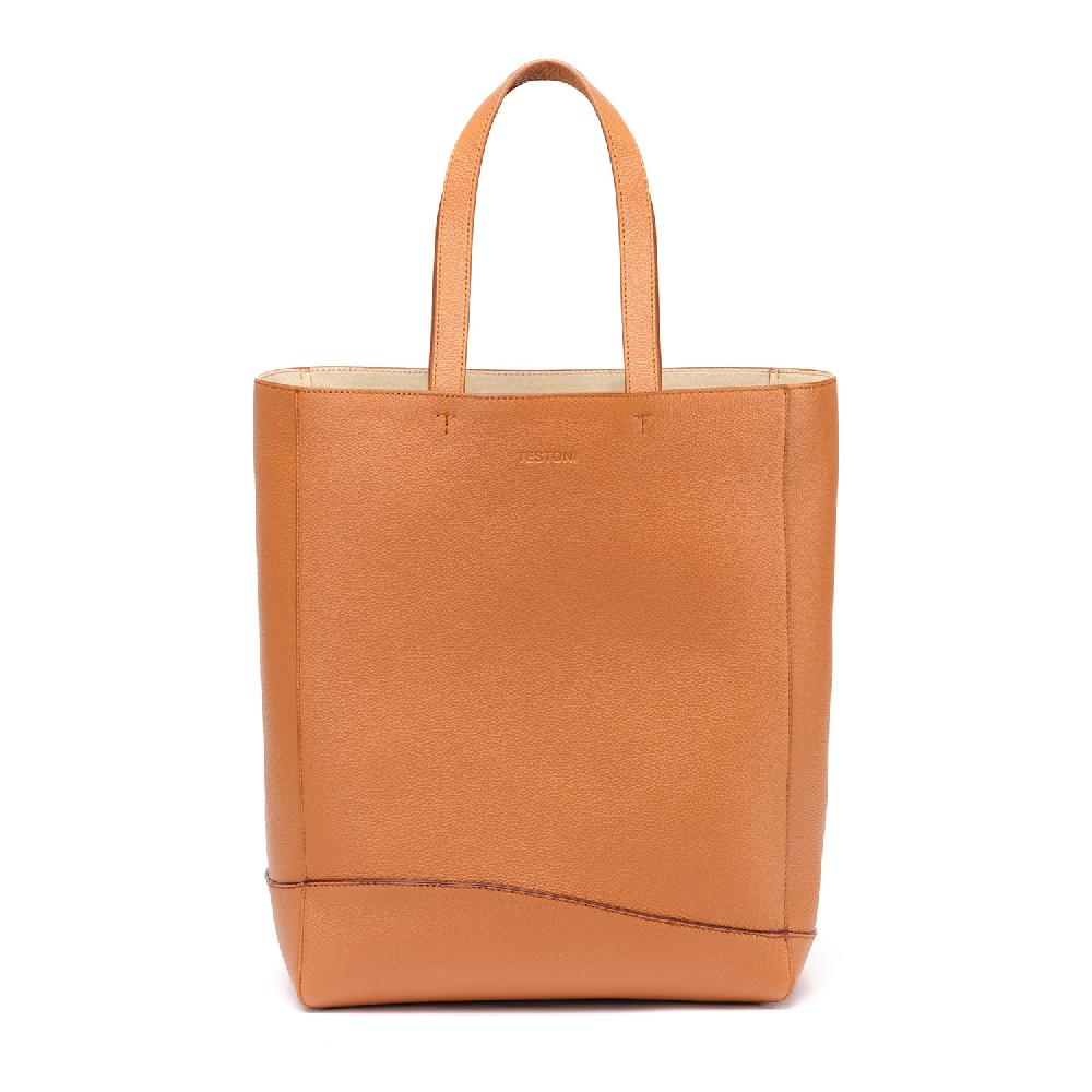 A.Testoni NOTO TOTE BAG DELUXE GRAINED CALF Italia