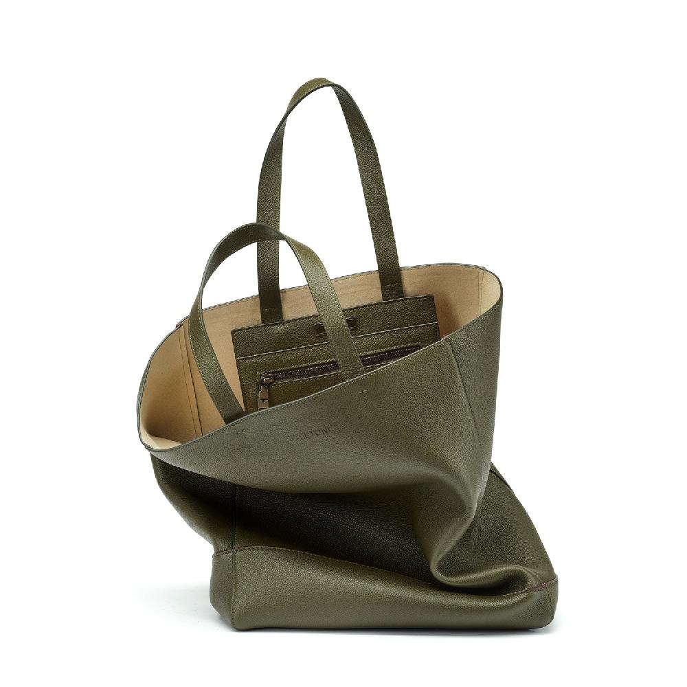 A.Testoni NOTO TOTE BAG DELUXE GRAINED CALF 2025