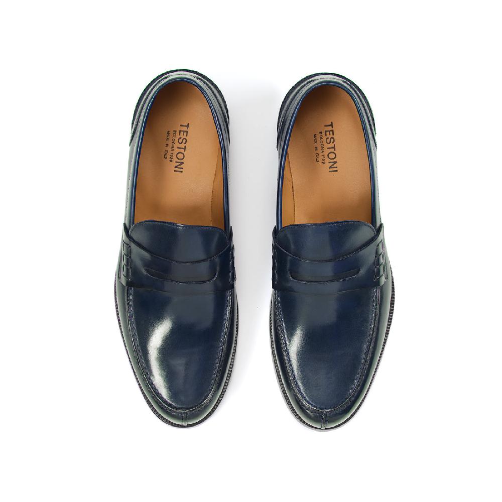 A.Testoni TRENTO LEATHER LOAFER ° Qualità